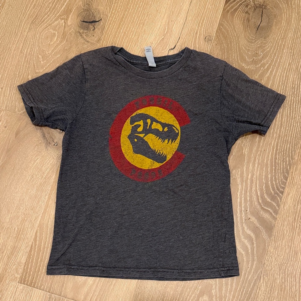 Next Level Apparel Kids Dinosaur Tee - Dark Gray